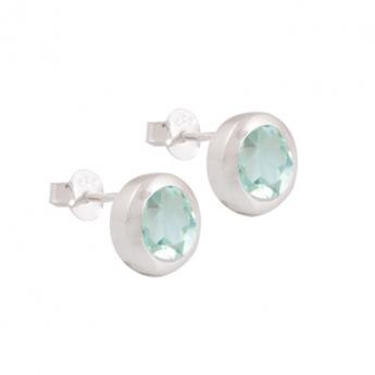 Cocktail Ohrstecker Basic Grünquarz 