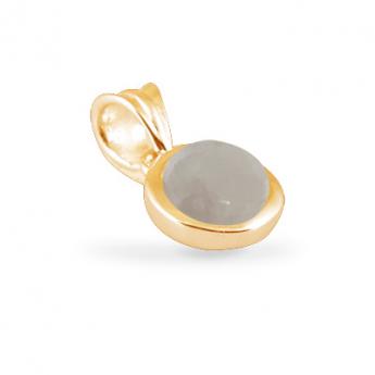 Cocktail Pendant Basic Moonstone Grey Goldplated 
