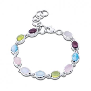 Cocktail Armband Multi Cabochon 