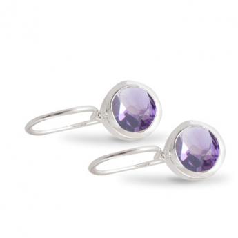 Cocktail Earring Basic Amethyst 