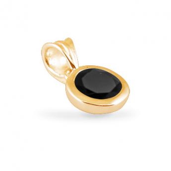 Cocktail Pendant Basic Onyx Goldplated 