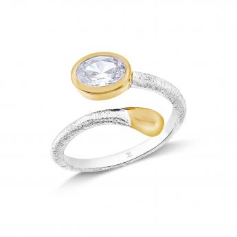 Ring Capri Oval Zirkonia 