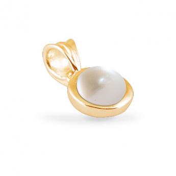 Cocktail Pendant Basic Pearl Goldplated 