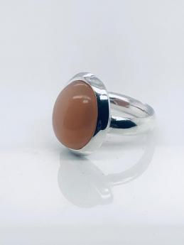 moonstone orange cabouchon 