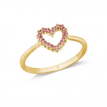 Ring Amore Pink Saphire 