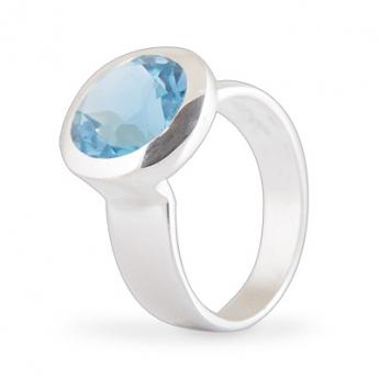Cocktail Ring Basic Blautopas 