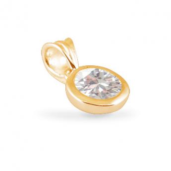 Cocktail Pendant Basic Zirconia Goldplated 