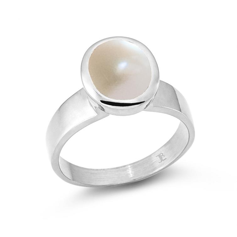 Cocktail Ring Oval Pearl 