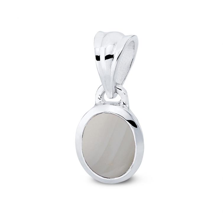Cocktail Anhänger Oval Achat 