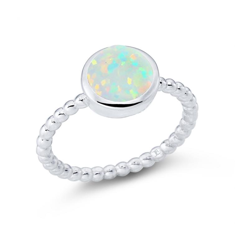 Ring Bols Opal cabouchon 