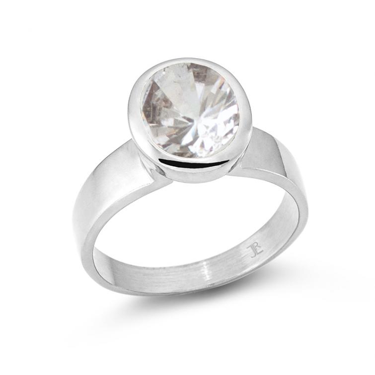 Cocktail Ring Oval Zirkonia 