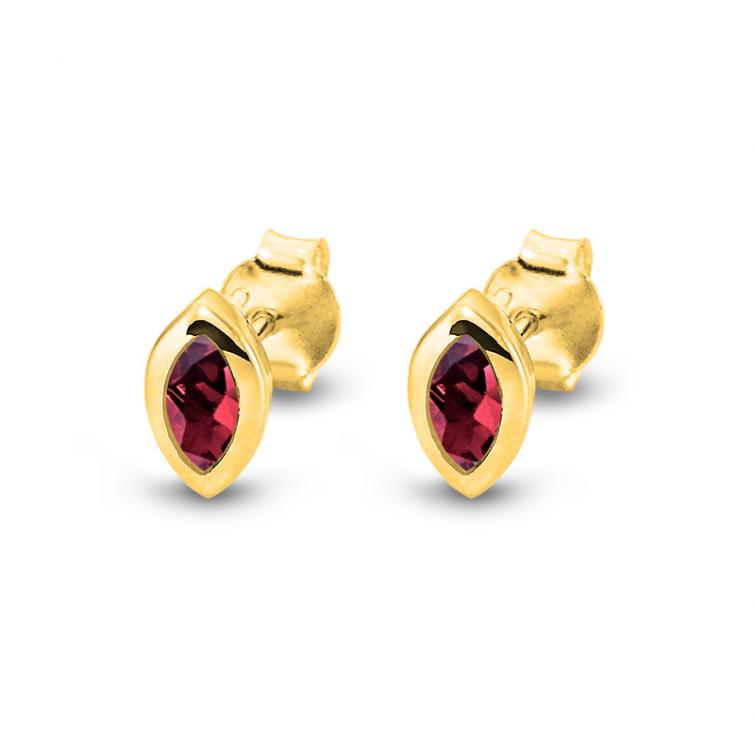Studs Markis Turmalin Goldplated 