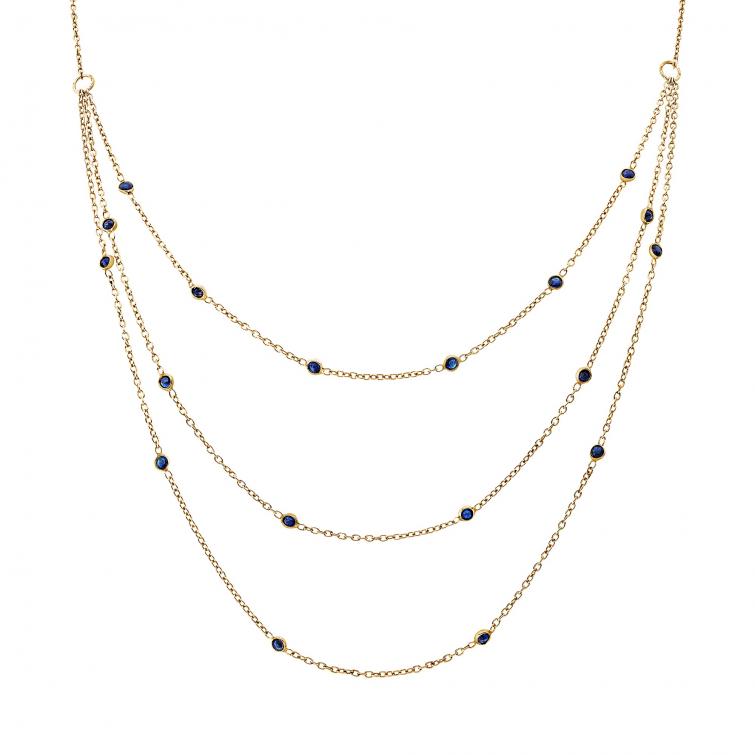 Collier Layering Tanzanite 
