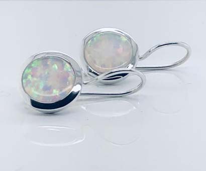 Cocktail Ohrhänger Opal 