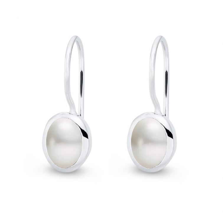 Cocktail Earring Oval Perle 