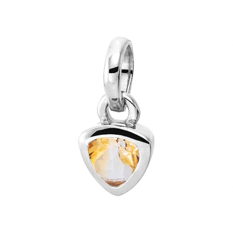 Cocktail Pendant Triangle Citrin 