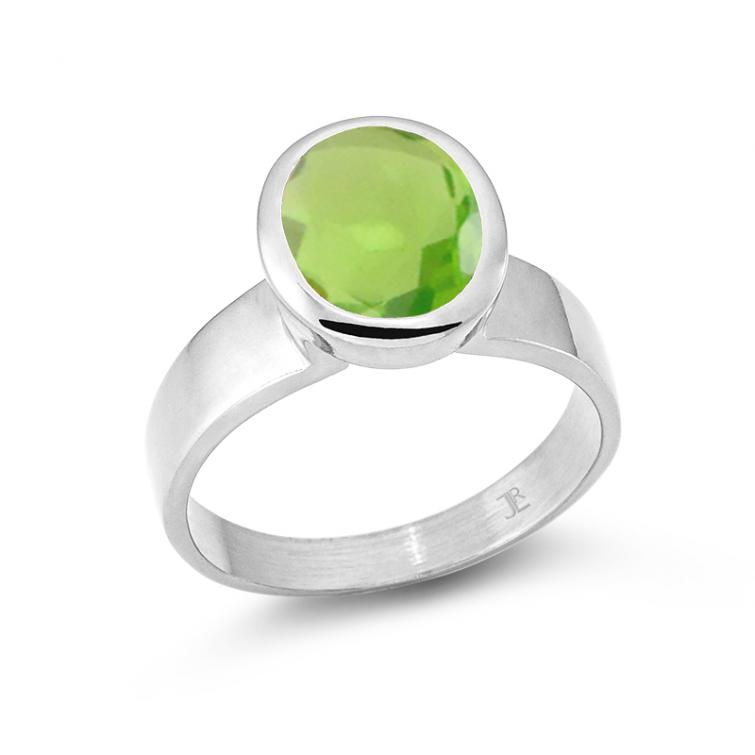 Cocktail Ring Oval Peridot 