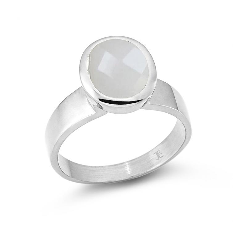 Cocktail Ring Oval Achat 