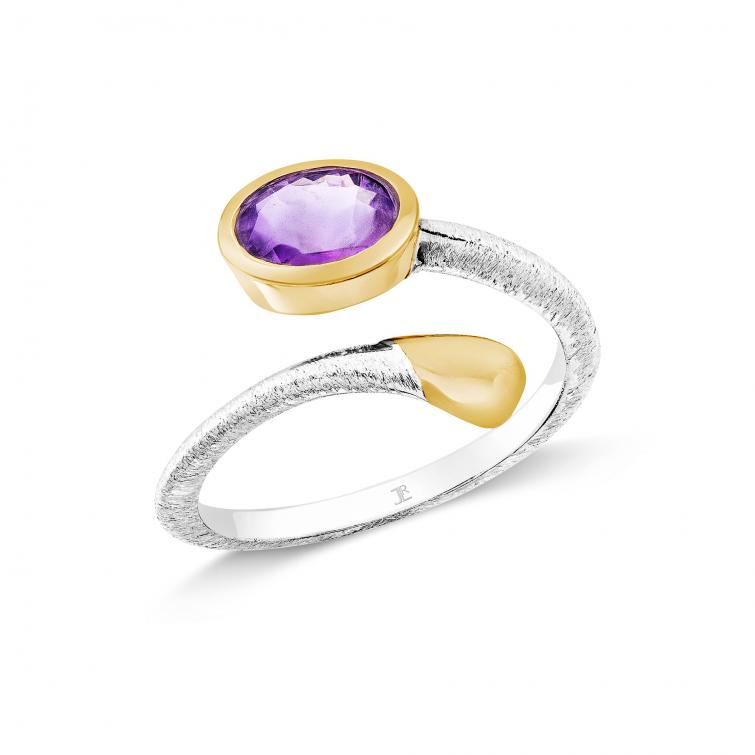 Ring Capri Oval Amethyst 