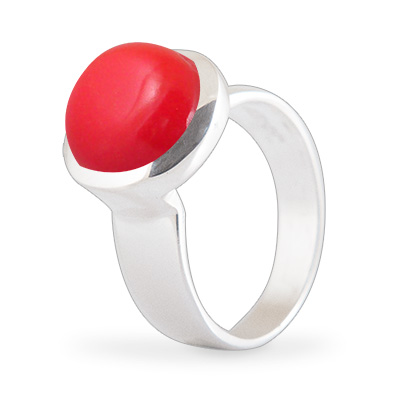 Cocktail Ring  Basic Coral 